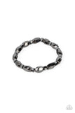 Paparazzi "Magnetic Mantra" Black Urban Bracelet Unisex Paparazzi Jewelry