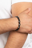 Paparazzi "Magnetic Mantra" Black Urban Bracelet Unisex Paparazzi Jewelry