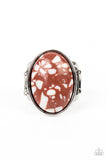 Paparazzi "Majestic Marbling" Brown Ring Paparazzi Jewelry
