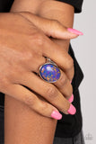 Paparazzi "Majestic Marbling" Purple Ring Paparazzi Jewelry
