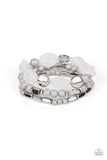 Paparazzi "Marina Magic" White Bracelet Paparazzi Jewelry