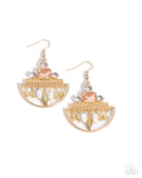 Paparazzi "Metropolitan Majesty" Gold Earrings Paparazzi Jewelry