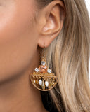 Paparazzi "Metropolitan Majesty" Gold Earrings Paparazzi Jewelry