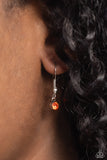 Paparazzi "Minimal EFFORTLESS" Orange Necklace & Earring Set Paparazzi Jewelry