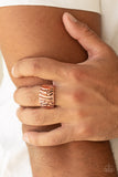Paparazzi "Mirage" Copper Mens Ring Paparazzi Jewelry