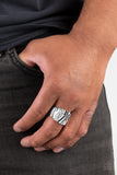 Paparazzi "Mirage" Silver Mens Ring Paparazzi Jewelry