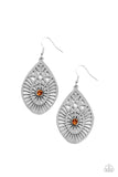 Paparazzi "Modern Mural" Brown Earrings Paparazzi Jewelry