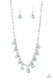 Paparazzi "Moonbeam Magic" Blue Necklace & Earring Set Paparazzi Jewelry