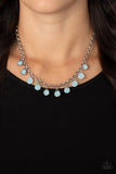 Paparazzi "Moonbeam Magic" Blue Necklace & Earring Set Paparazzi Jewelry