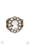 Paparazzi "Moxie Magic" Brass Fashion Fix Ring