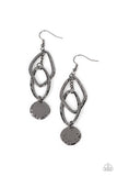 Paparazzi "Nothing But CHIME" Black Earrings Paparazzi Jewelry