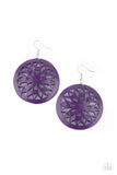 Paparazzi "Ocean Canopy" Purple Earrings Paparazzi Jewelry