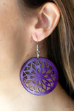 Paparazzi "Ocean Canopy" Purple Earrings Paparazzi Jewelry