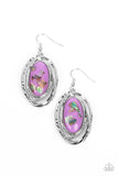 Paparazzi "Ocean Floor Oracle" Purple Earrings Paparazzi Jewelry