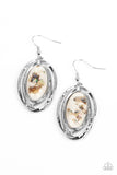 Paparazzi "Ocean Floor Oracle" White Earrings Paparazzi Jewelry