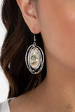 Paparazzi "Ocean Floor Oracle" White Earrings Paparazzi Jewelry
