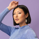 Paparazzi "Ocean Floor Oracle" White Earrings Paparazzi Jewelry