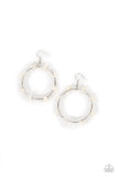 Paparazzi "Ocean Surf" White Earrings Paparazzi Jewelry