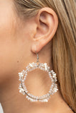 Paparazzi "Ocean Surf" White Earrings Paparazzi Jewelry