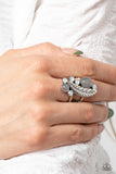Paparazzi "Off To FEATHER-land" Silver Ring Paparazzi Jewelry