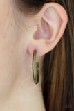 Paparazzi "On The Brink" Brass Post Earrings Paparazzi Jewelry