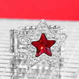 Paparazzi "One Nation Under Sparkle" Red Ring Paparazzi Jewelry