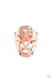 Paparazzi "Open Fire" Copper Ring Paparazzi Jewelry