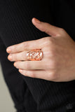 Paparazzi "Open Fire" Copper Ring Paparazzi Jewelry