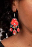 Paparazzi "Organic Optimism" Red Earrings Paparazzi Jewelry