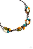 Paparazzi "Outback Epic" Multi Urban Necklace Unisex Paparazzi Jewelry