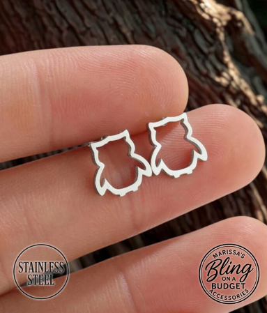 Stainless Steel Owl Earrings Paparazzi Jewelry