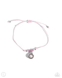 Paparazzi "Oyster Overture" Pink Anklet Bracelet Paparazzi Jewelry