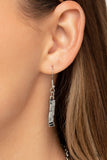 Paparazzi "Paisley Pastime" Silver Necklace & Earring Set Paparazzi Jewelry
