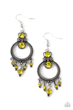 Paparazzi "Palace Politics" Yellow Earrings Paparazzi Jewelry
