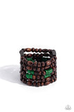 Paparazzi "Paradise Palazzo" Green Bracelet Paparazzi Jewelry