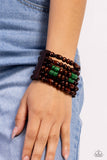 Paparazzi "Paradise Palazzo" Green Bracelet Paparazzi Jewelry