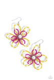 Paparazzi "PEARL Crush" Yellow Earrings Paparazzi Jewelry