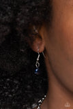 Paparazzi "Pearl Parlor" Blue Necklace & Earring Set Paparazzi Jewelry