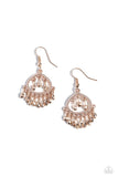 Paparazzi "Persian Persuasion" Rose Gold Earrings Paparazzi Jewelry