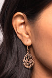 Paparazzi "Persian Persuasion" Rose Gold Earrings Paparazzi Jewelry