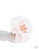 Paparazzi "Petal Privilege" White Ring Paparazzi Jewelry