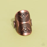 Paparazzi "Pharaoh Party" Copper Ring Paparazzi Jewelry