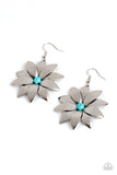 Paparazzi "Pinwheel Prairies" Blue Earrings Paparazzi Jewelry
