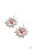 Paparazzi "Pinwheel Prairies" Red Earrings Paparazzi Jewelry