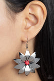 Paparazzi "Pinwheel Prairies" Red Earrings Paparazzi Jewelry