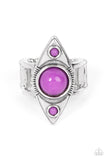 Paparazzi "Pivoting Point" Purple Ring Paparazzi Jewelry