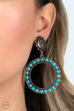 Paparazzi "Playfully Prairie" Copper Clip On Earrings Paparazzi Jewelry