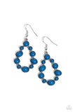 Paparazzi "POP-ular Party" Blue Earrings Paparazzi Jewelry