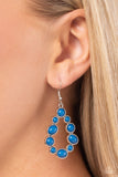 Paparazzi "POP-ular Party" Blue Earrings Paparazzi Jewelry