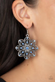 Paparazzi "Prismatic Perennial" Blue Earrings Paparazzi Jewelry